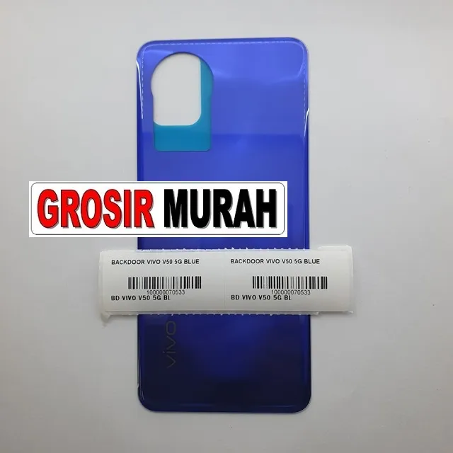 Backdoor Vivo V50 5g Blue ready stock harga grosir sparepart HP Libra Jaya
