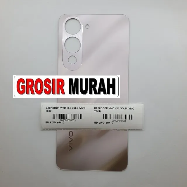 Backdoor Vivo Y04 Gold (vivo Y04s) ready stock harga grosir sparepart HP Libra Jaya