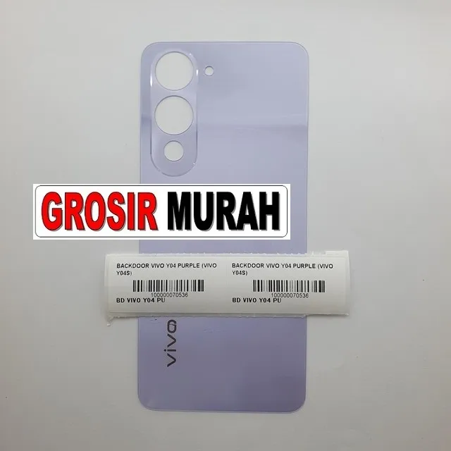 Backdoor Vivo Y04 Purple (vivo Y04s) ready stock harga grosir sparepart HP Libra Jaya