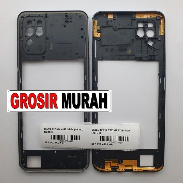 Bezel Infinix X692 Grey (infinix Note 8) ready stock harga grosir sparepart HP Libra Jaya
