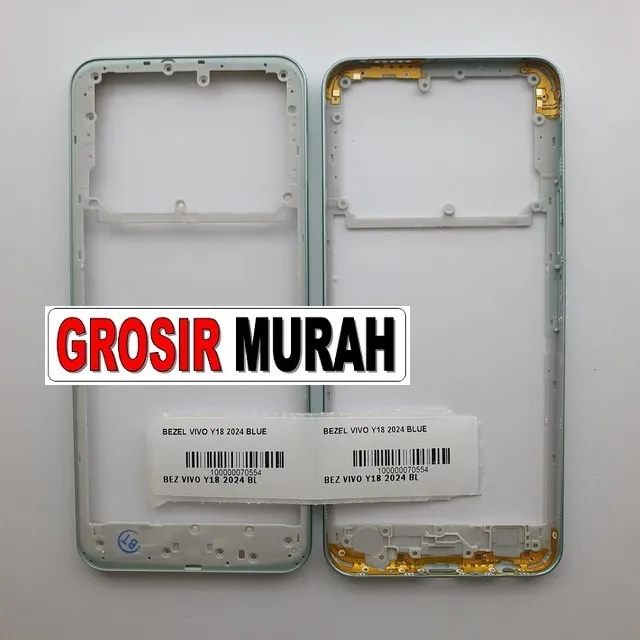 Bezel Vivo Y18 2024 Blue ready stock harga grosir sparepart HP Libra Jaya
