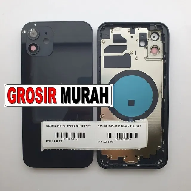 Casing Iphone 12 Black Fullset