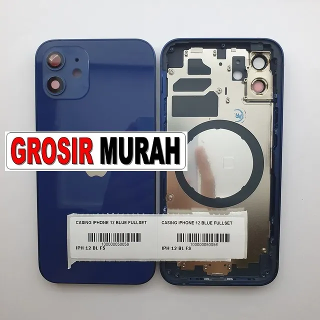 Casing Iphone 12 Blue Fullset
