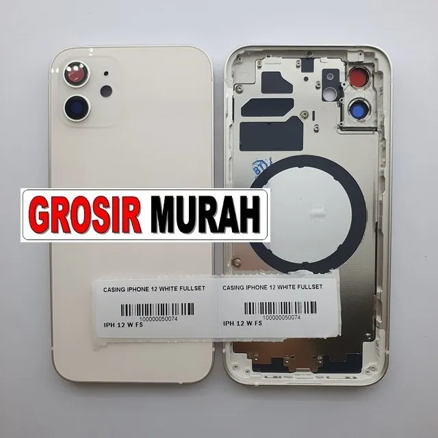 Casing Iphone 12 White Fullset