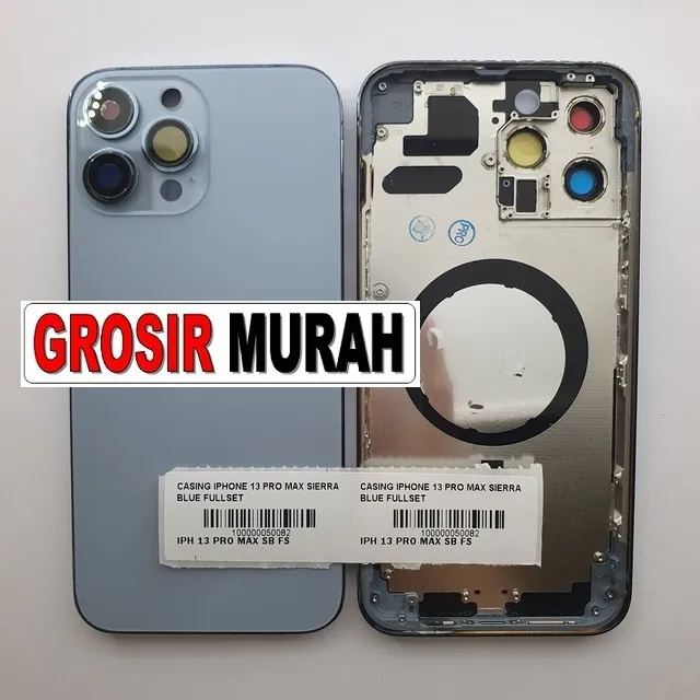 Casing Iphone 13 Pro Max Sierra Blue Fullset