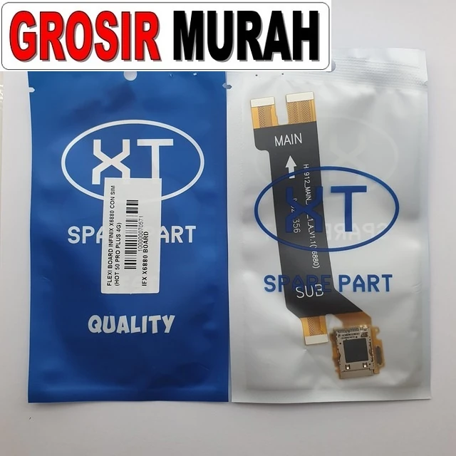 Flexi Board Infinix X6880 Con Sim (hot 50 Pro Plus 4g) ready stock harga grosir sparepart HP Libra Jaya