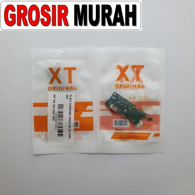 Flexi Charger Oppo A6 5g (ori) Mic ready stock harga grosir sparepart HP Libra Jaya