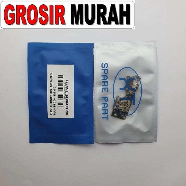 Flexi Charger Realme 16 Pro Plus 5g Con Sim Mic ready stock harga grosir sparepart HP Libra Jaya