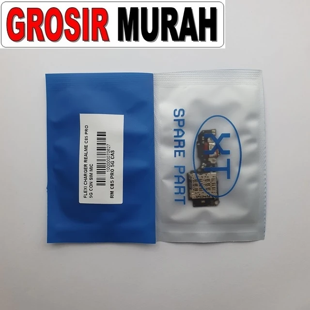 Flexi Charger Realme C85 Pro 5g Con Sim Mic ready stock harga grosir sparepart HP Libra Jaya