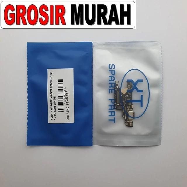Flexi Charger Xiaomi Redmi Note 15 4g Con Sim Mic ready stock harga grosir sparepart HP Libra Jaya