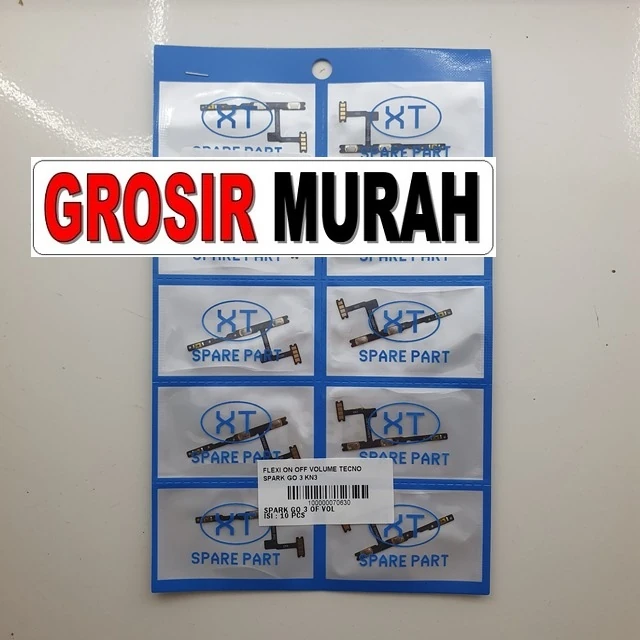 Flexi On Off Volume Tecno Spark Go 3 Kn3 ready stock harga grosir sparepart HP Libra Jaya