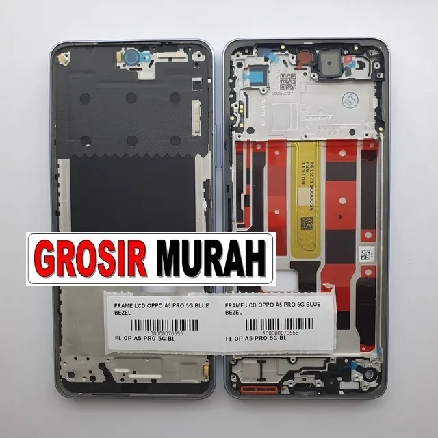Frame Lcd Oppo A5 Pro 5g Blue Bezel ready stock harga grosir sparepart HP Libra Jaya
