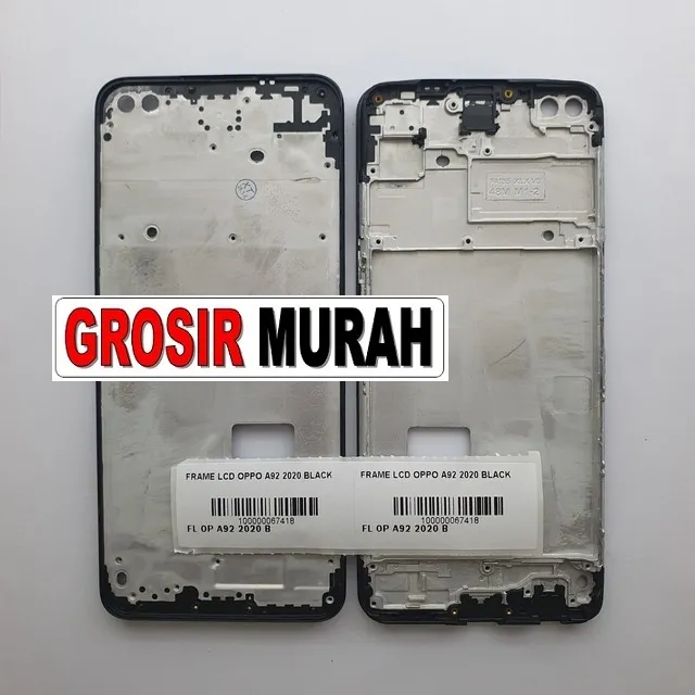 Frame Lcd Oppo A92 2020 Black