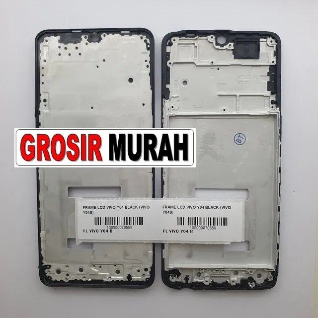 Frame Lcd Vivo Y04 Black (vivo Y04s) ready stock harga grosir sparepart HP Libra Jaya