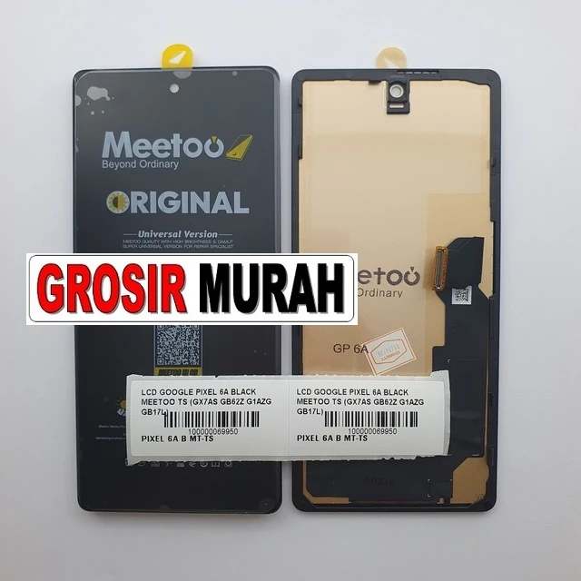 Lcd Google Pixel 6a Black Meetoo Ts (gx7as Gb62z G1azg Gb17l)