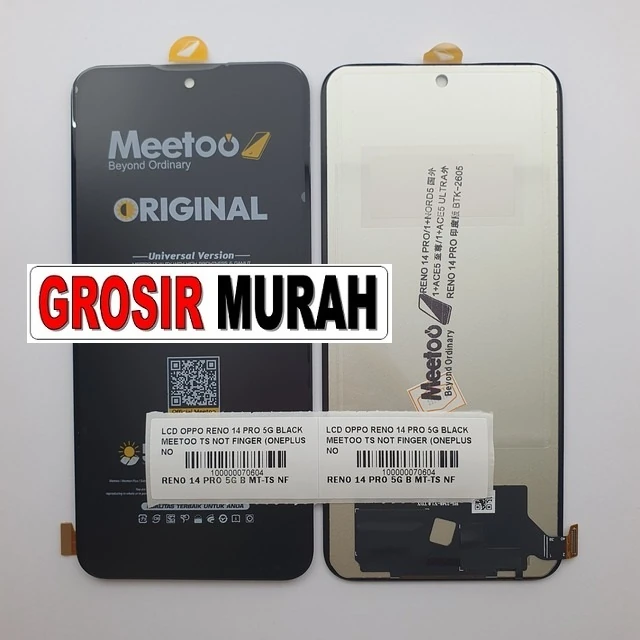 Lcd Oppo Reno 14 Pro 5g Black Meetoo Ts Not Finger (oneplus Nord 5 Onp Ace 5 5g Ace 5 Ultra ready stock harga grosir sparepart HP Libra Jaya
