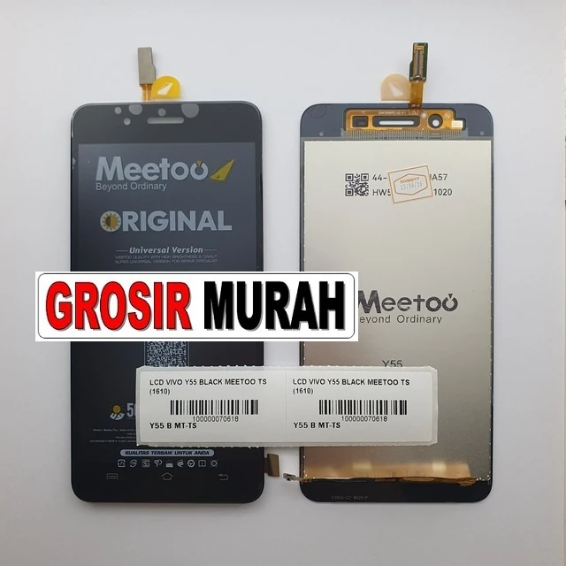 Lcd Vivo Y55 Black Meetoo Ts (1610) ready stock harga grosir sparepart HP Libra Jaya