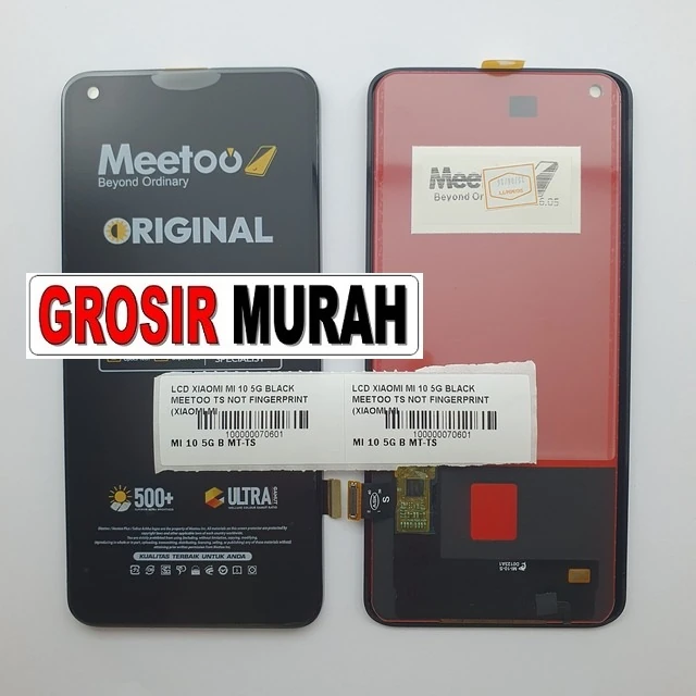 Lcd Xiaomi Mi 10 5g Black Meetoo Ts Not Fingerprint (xiaomi Mi 10 Pro 5g) ready stock harga grosir sparepart HP Libra Jaya