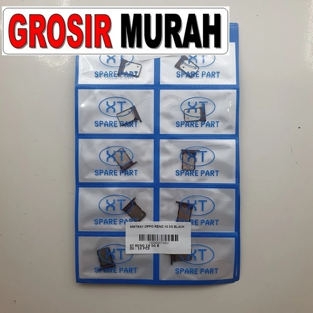 Simtray Oppo Reno 14 5g Black ready stock harga grosir sparepart HP Libra Jaya