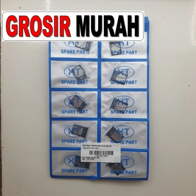 Simtray Samsung A155 Blue (galaxy A15 4g) ready stock harga grosir sparepart HP Libra Jaya
