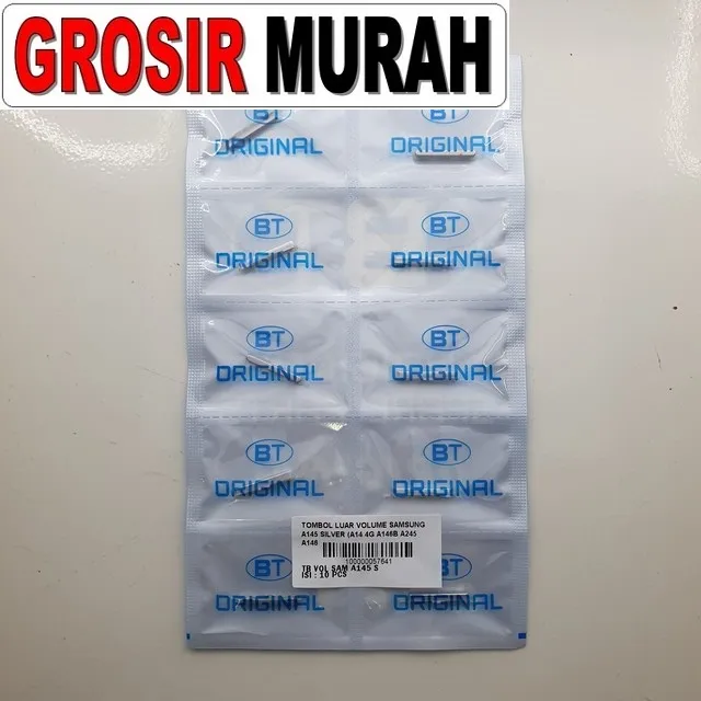 Tombol Luar Volume Samsung A145 Silver (a14 4g A146b A245 A146 5g A24 4g)