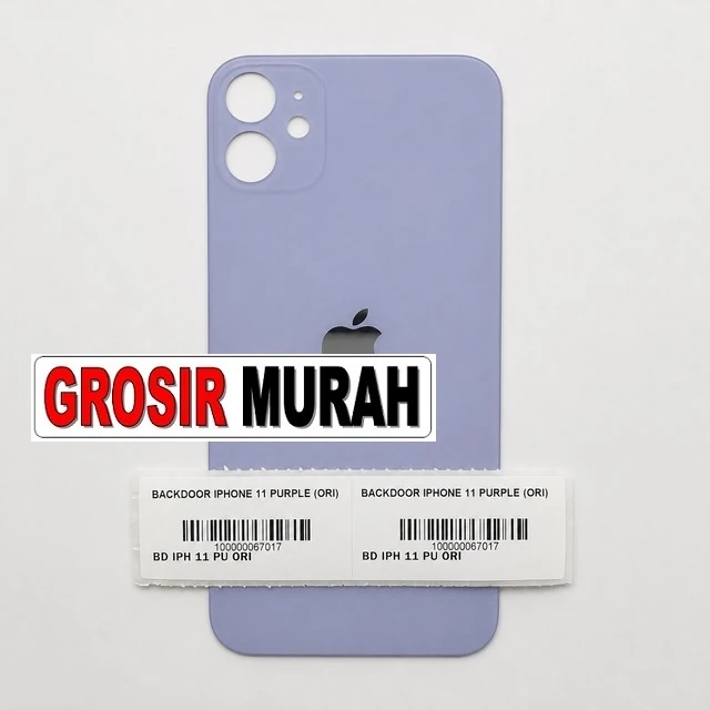 Backdoor Iphone 11 Purple (ori) ready stock harga grosir sparepart HP Libra Jaya