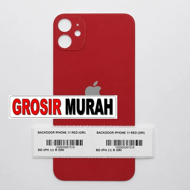 Backdoor Iphone 11 Red (ori) ready stock harga grosir sparepart HP Libra Jaya