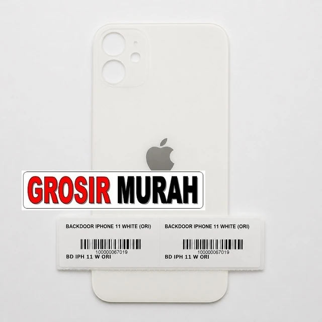 Backdoor Iphone 11 White (ori) ready stock harga grosir sparepart HP Libra Jaya