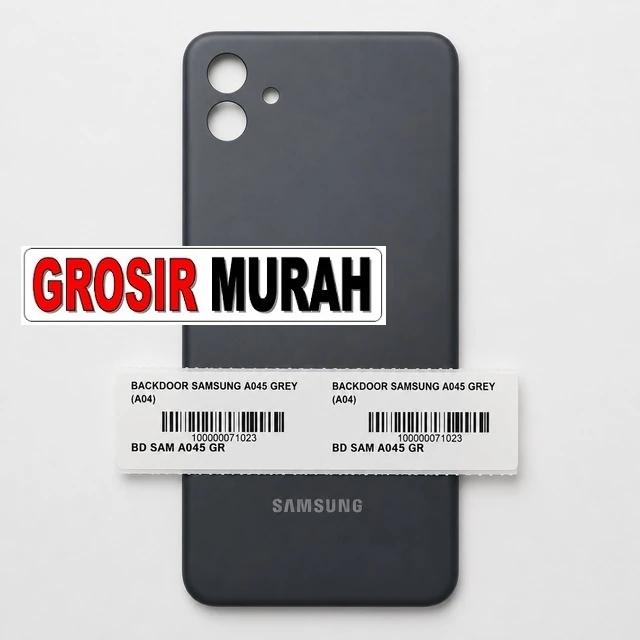 Backdoor Samsung A045 Grey (a04) ready stock harga grosir sparepart HP Libra Jaya