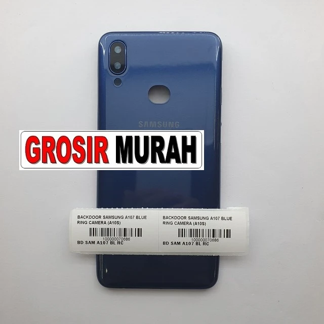 Backdoor Samsung A107 Blue Ring Camera (a10s) ready stock harga grosir sparepart HP Libra Jaya