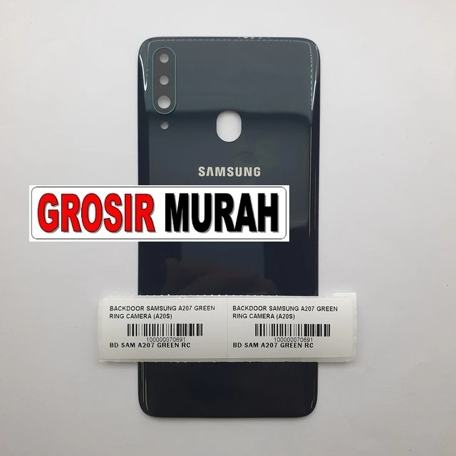 Backdoor Samsung A207 Green Ring Camera (a20s) ready stock harga grosir sparepart HP Libra Jaya