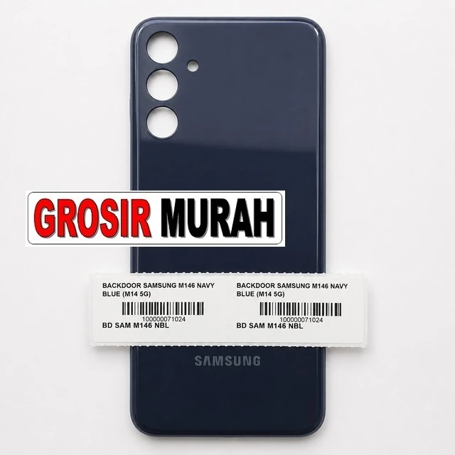 Backdoor Samsung M146 Navy Blue (m14 5g) ready stock harga grosir sparepart HP Libra Jaya