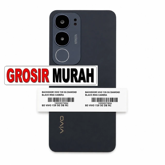 Backdoor Vivo Y29 5g Diamond Black Ring Camera ready stock harga grosir sparepart HP Libra Jaya