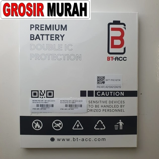 Batre Ipad Air 3 (bt-acc) A2153 A2123 A2152 10.5 Gen 2