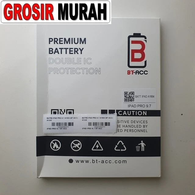 Batre Ipad Pro 9.7 A1664 (bt-acc) A1546