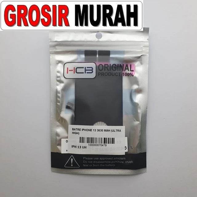 Batre Iphone 13 3630 Mah (ultra High) ready stock harga grosir sparepart HP Libra Jaya
