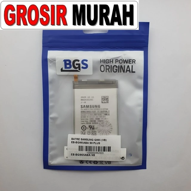 Batre Samsung G965 (vb) Eb-bg965aba S9 Plus