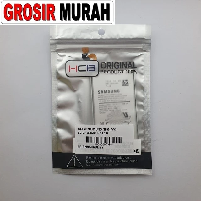 Batre Samsung N950 (vv) Eb-bn950abe Note 8 ready stock harga grosir sparepart HP Libra Jaya