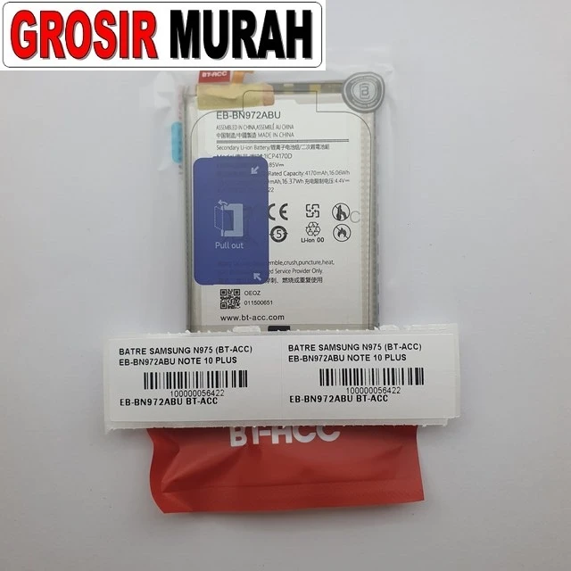Batre Samsung N975 (bt-acc) Eb-bn972abu Note 10 Plus ready stock harga grosir sparepart HP Libra Jaya