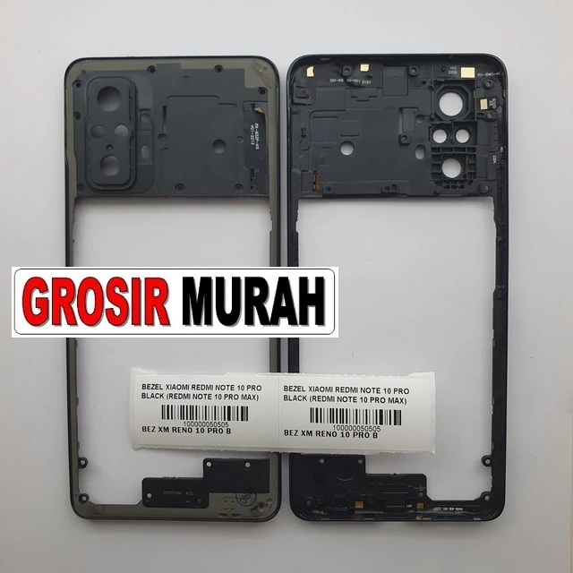 Bezel Xiaomi Redmi Note 10 Pro Black (redmi Note 10 Pro Max)
