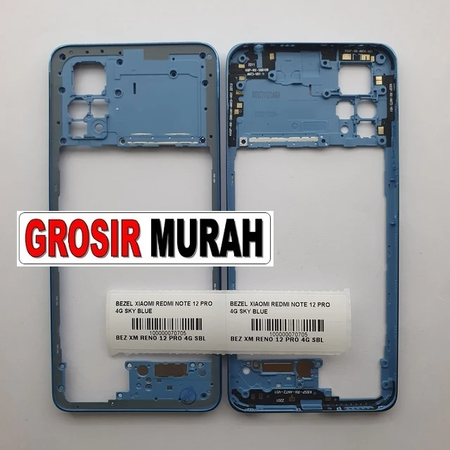 Bezel Xiaomi Redmi Note 12 Pro 4g Ice Blue