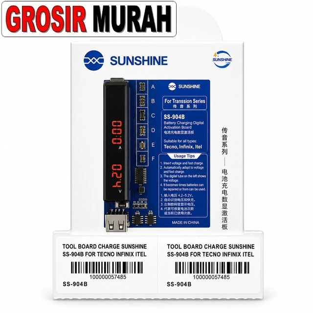 Tool Board Charge Sunshine Ss-904b For Tecno Infinix Itel ready stock harga grosir sparepart HP Libra Jaya