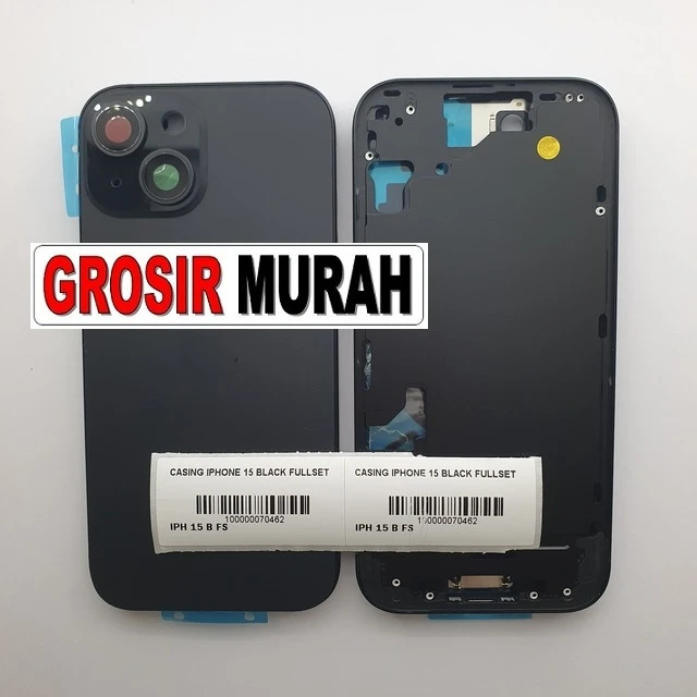 Casing Iphone 15 Black Fullset
