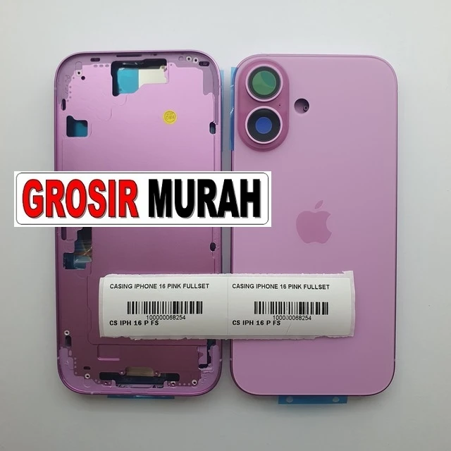 Casing Iphone 16 Pink Fullset