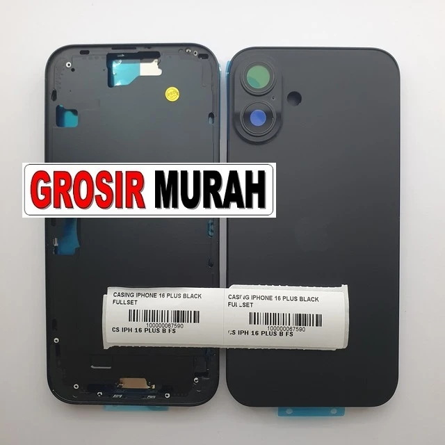 Casing Iphone 16 Plus Black Fullset