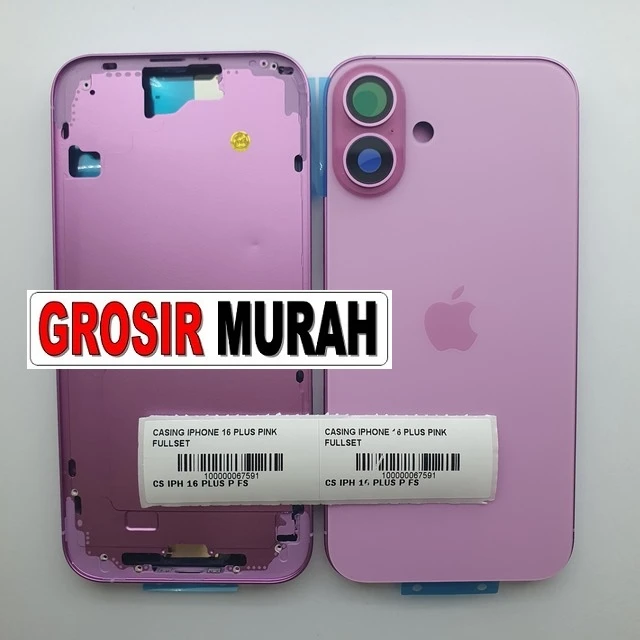 Casing Iphone 16 Plus Pink Fullset