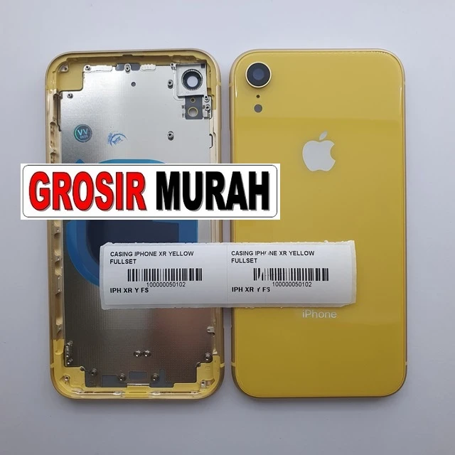 Casing Iphone Xr Yellow Fullset