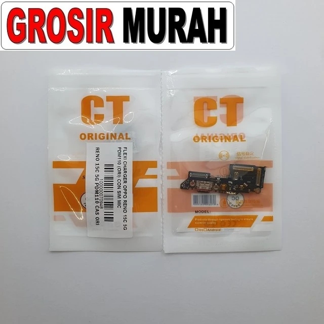 Flexi Charger Oppo Reno 15c 5g Pdm110 (ori) Con Sim Mic ready stock harga grosir sparepart HP Libra Jaya