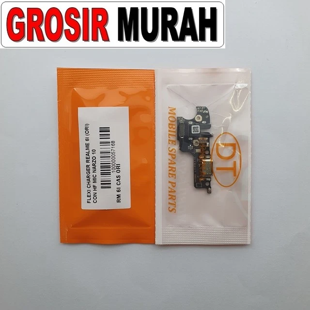 Flexi Charger Realme 6i (ori) Con Hf Mic Narzo 10
