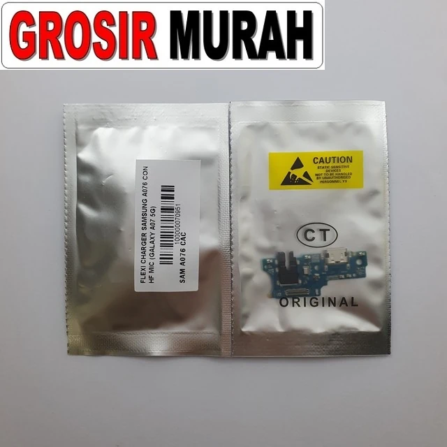 Flexi Charger Samsung A076 Con Hf Mic (galaxy A07 5g) ready stock harga grosir sparepart HP Libra Jaya